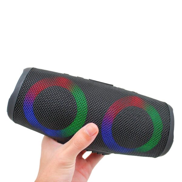 Caixa Caixinha De Som Bluetooth Pendrive Cartão SD Portátil 40w RGB - Imagem 6